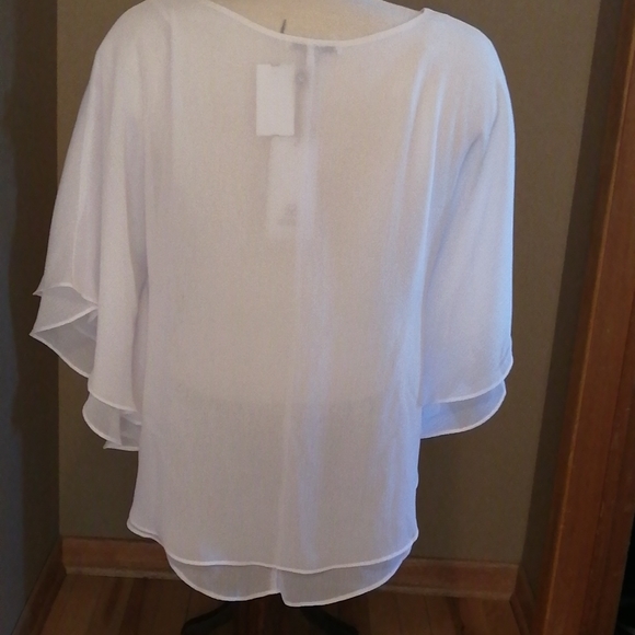 NWT,Sioni ,Boho style,2 layer,bat sleeve top, Size small - Picture 5 of 12